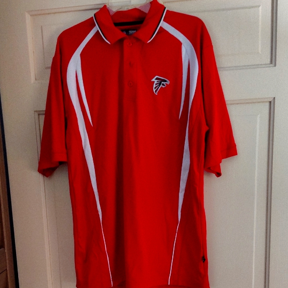 Red Polo Shirt with Logo